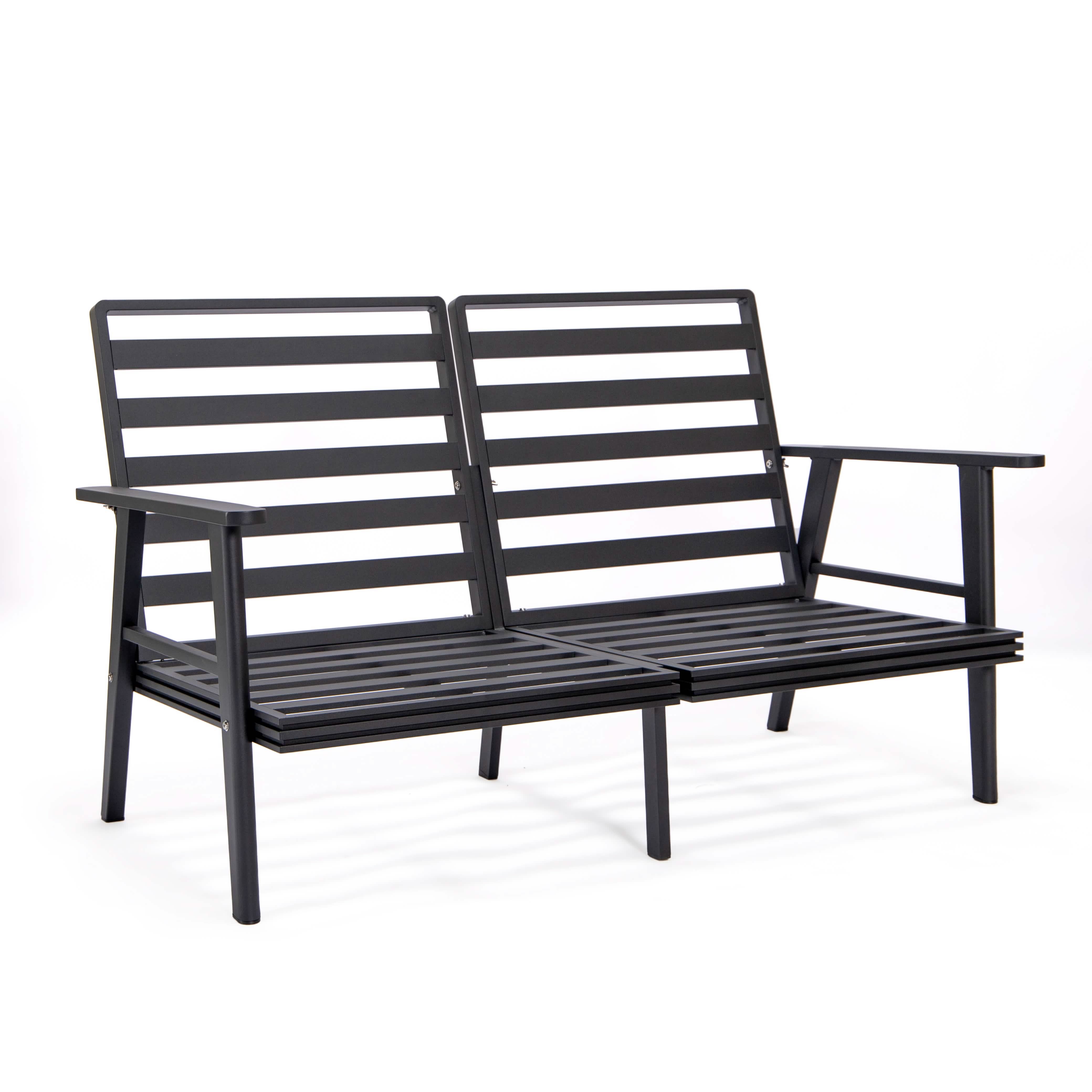 Walbrooke Aluminum Patio Conversation With Fire Pit Table & Tank Holder