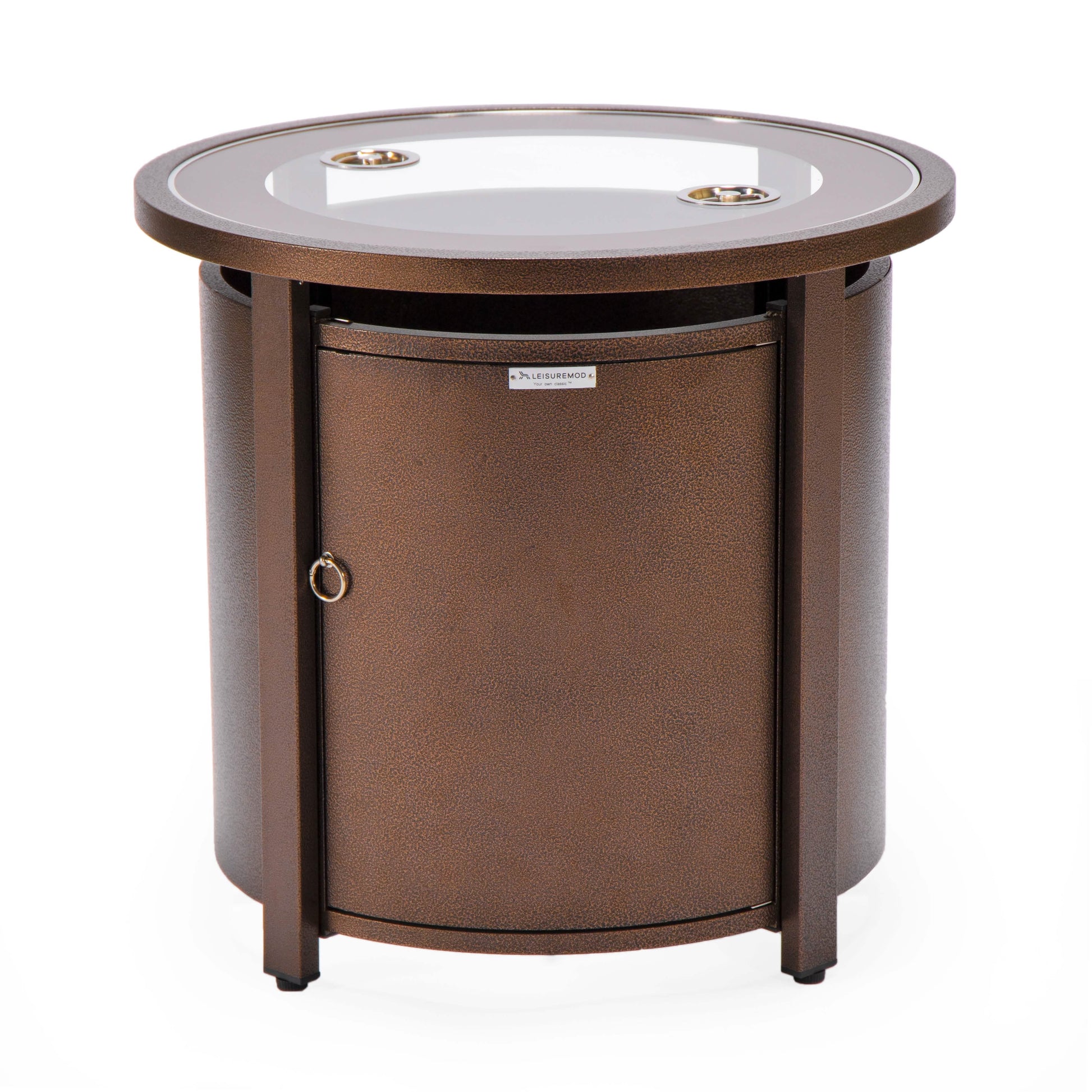 Walbrooke Aluminum Patio Conversation With Fire Pit Table & Tank Holder