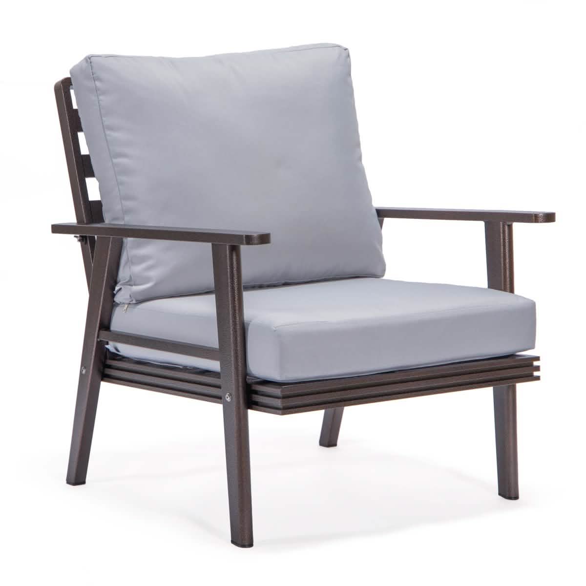 Walbrooke Aluminum Patio Conversation With Fire Pit Table & Tank Holder