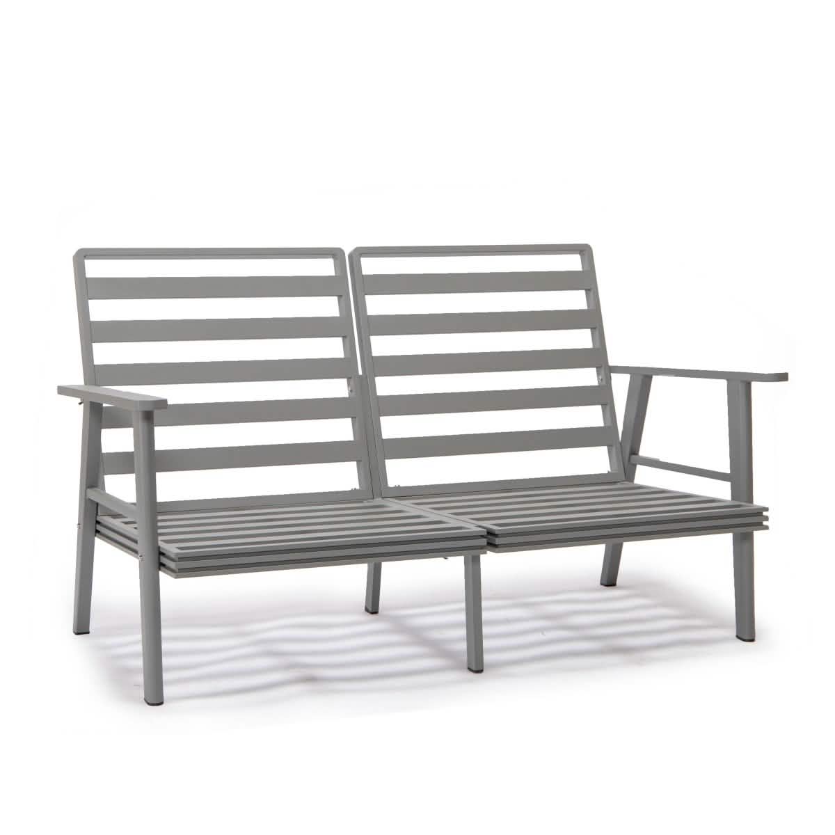 Walbrooke Aluminum Patio Conversation With Fire Pit Table & Tank Holder