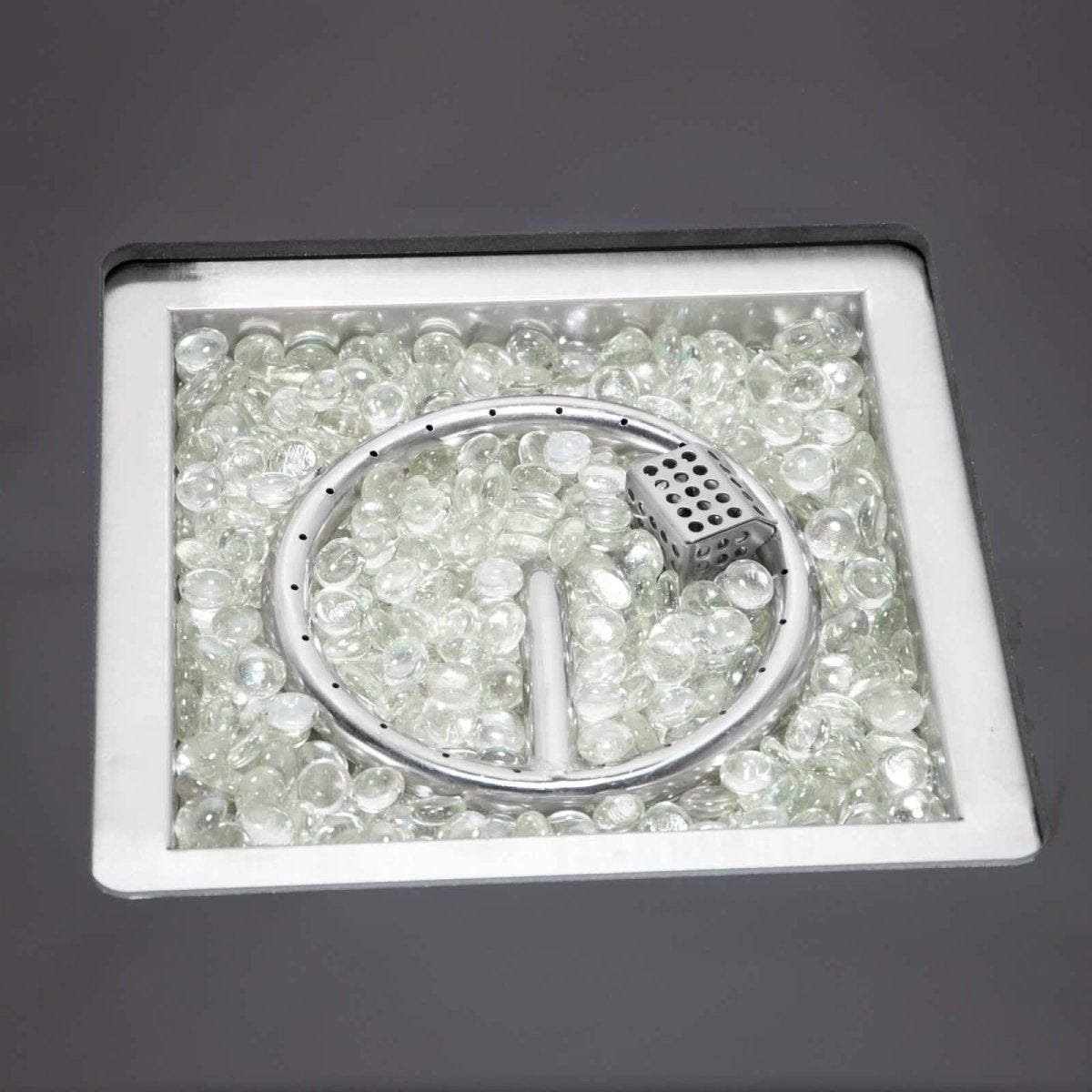 Walbrooke Outdoor Patio Square Fire Pit and Tank Holder with Slats Design White Fire Pits Leisuremod