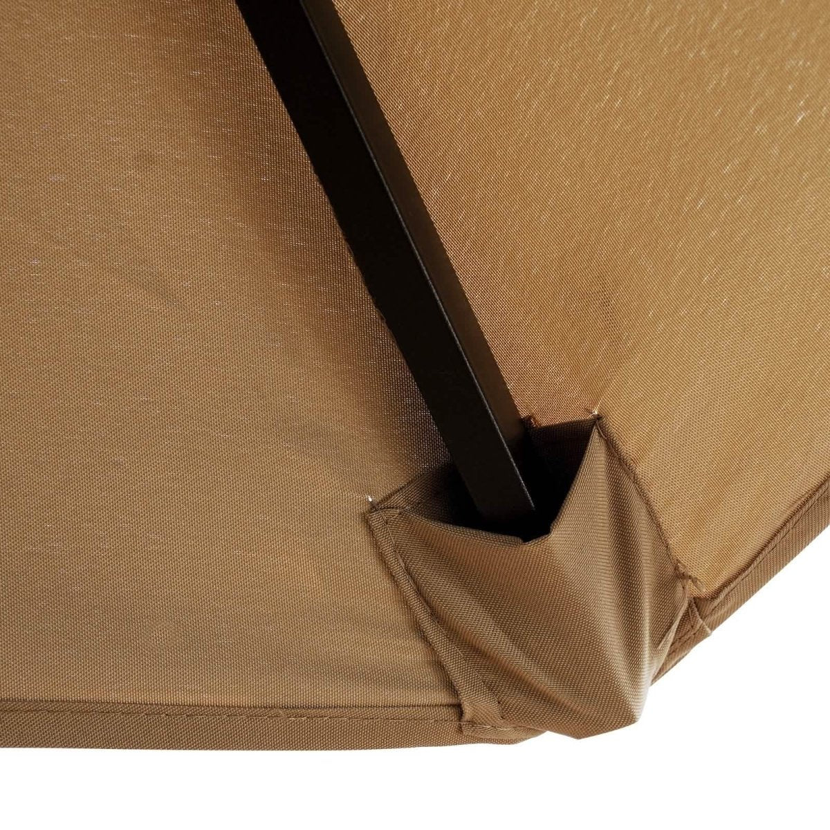 Willry Modern Outdoor 10 Ft Offset Cantilever Hanging Patio Umbrella With Solar Powered LED