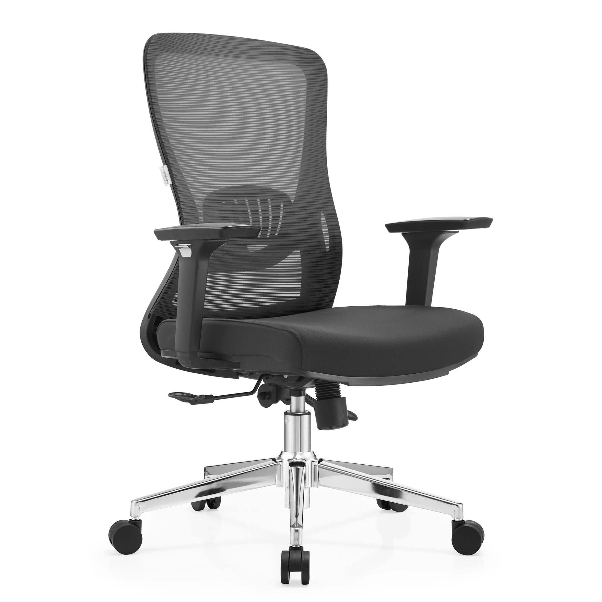 Adorit Series Ergonomic Office Chair with Mesh Back and Upholstered Seat Black Office Chair Your Vendor Name