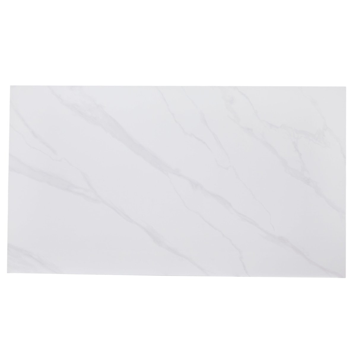 Zayle Rectangular Dining Table with a Sintered Stone Tabletop and a Stainless Steel Base