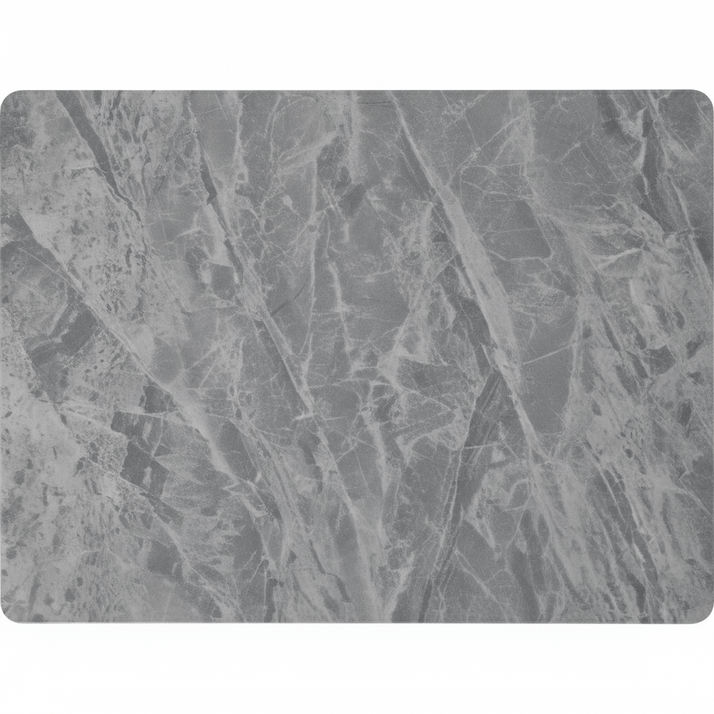 Zayle Rectangular Dining Table with a Sintered Stone Tabletop and a Stainless Steel Base