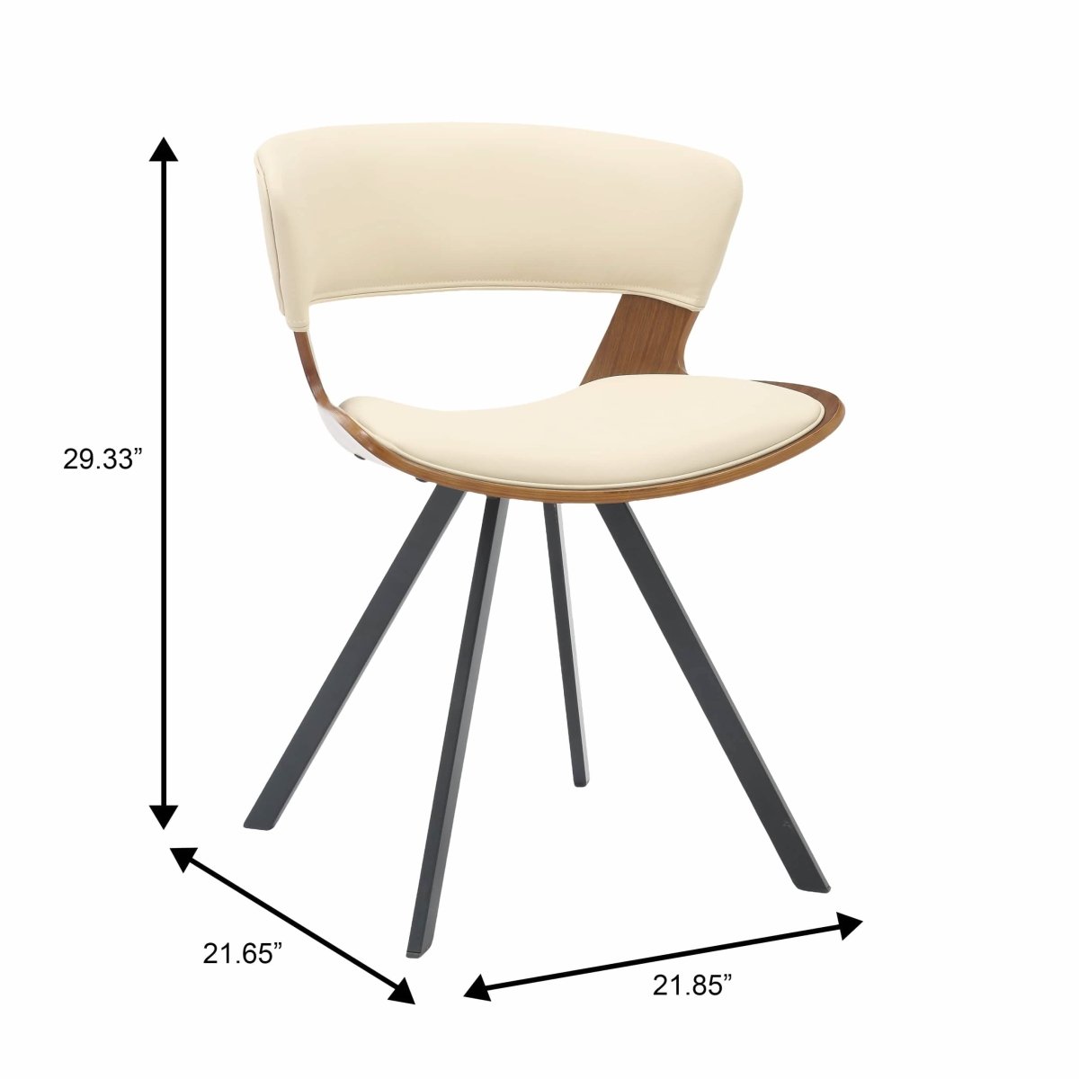 Zephry 5 - Piece Dining Set with Square Dining Table White Sintered Stone Top and 4 Leather Dining Chairs