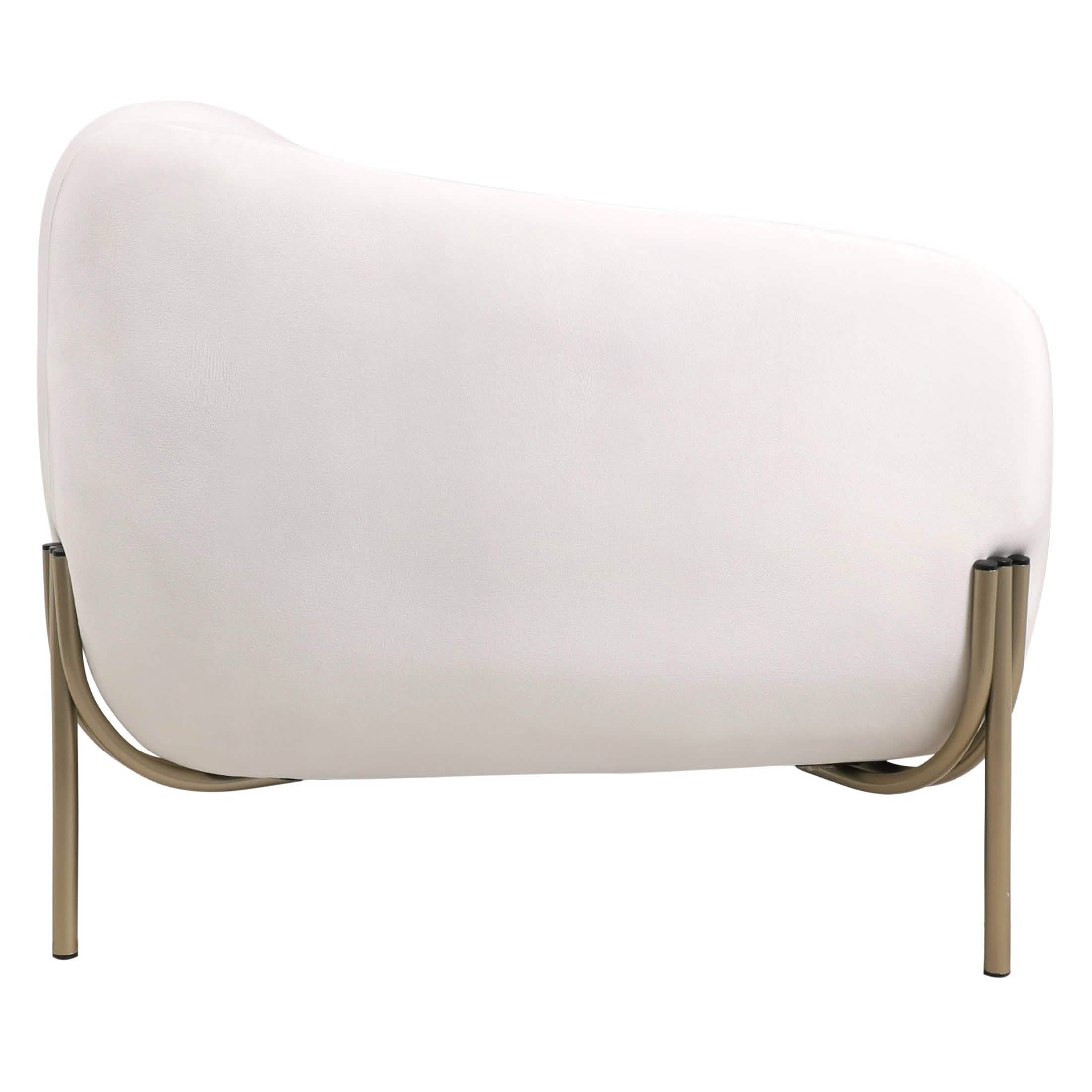 Zuno Modern Three - Seater Velvet Sofa with Gold Iron Legs